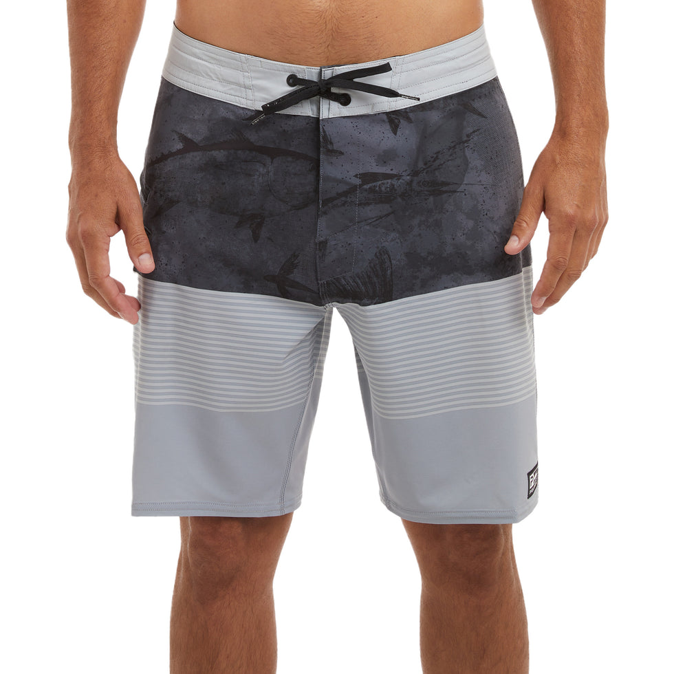 Pelagic Strike 19in Board shorts Black - Dogfish Tackle & Marine