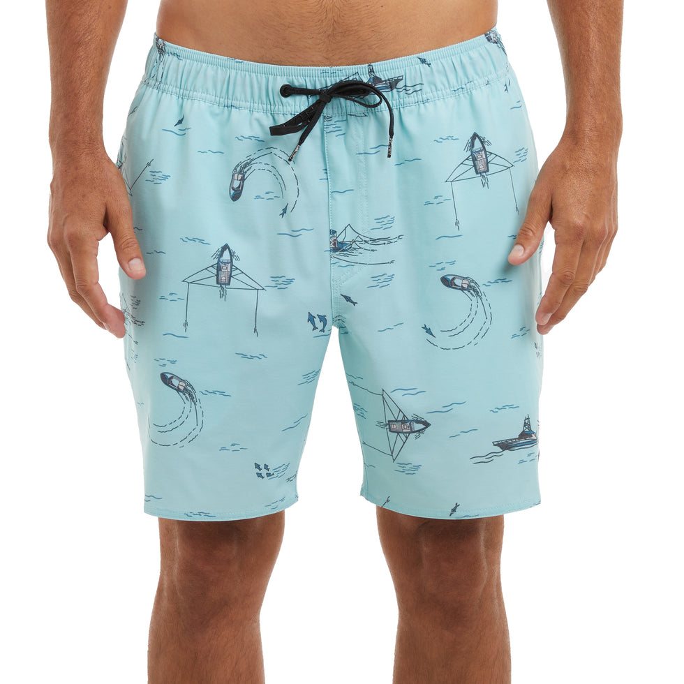 Pelagic The Dockside Trollin Elastic Waist Shorts 18in - Dogfish Tackle & Marine