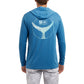 Pelagic Aquatek Tails Up Hooded Fishing Shirt - Dogfish Tackle & Marine