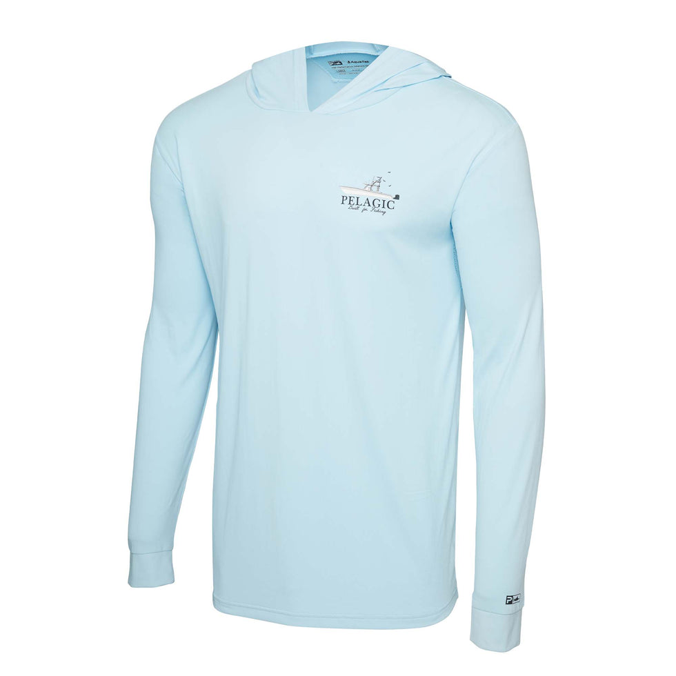 Pelagic Aquatek Lets Go Hooded Fishing Shirt - Dogfish Tackle & Marine