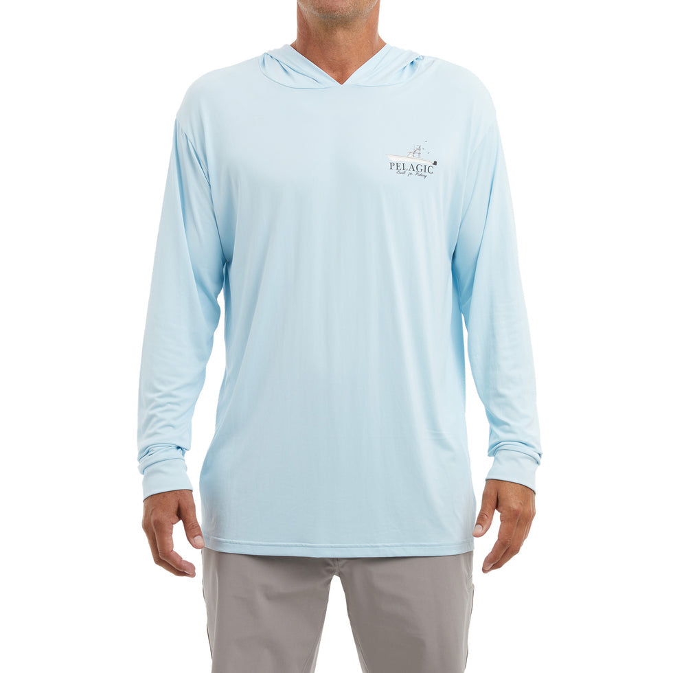 Pelagic Aquatek Lets Go Hooded Fishing Shirt - Dogfish Tackle & Marine