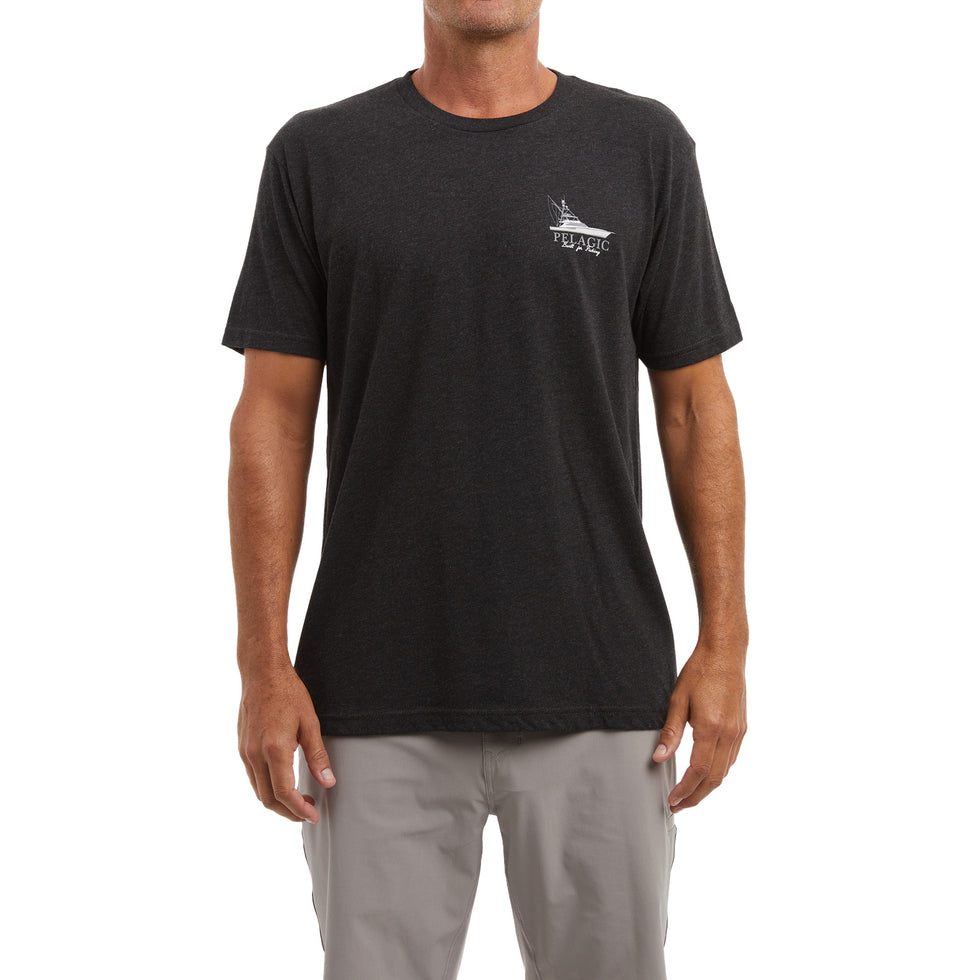 Pelagic Good Livin T-Shirt Vintage Black - Dogfish Tackle & Marine