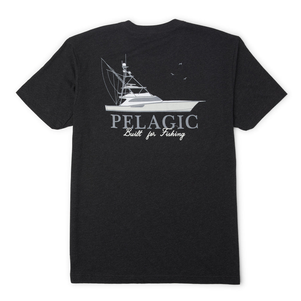 Pelagic Good Livin T-Shirt Vintage Black - Dogfish Tackle & Marine