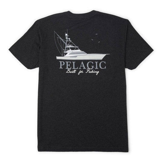 Pelagic Good Livin T-Shirt Vintage Black - Dogfish Tackle & Marine