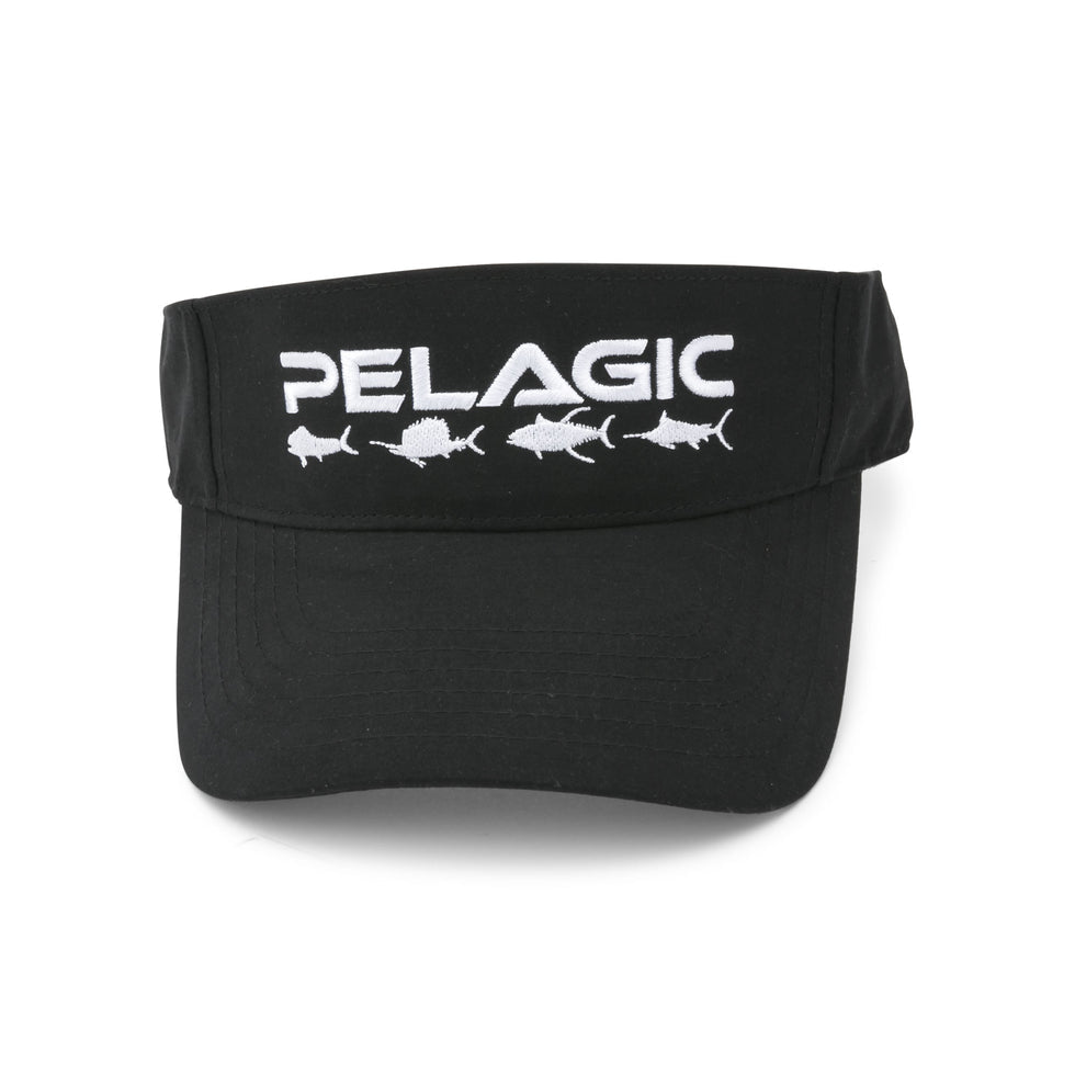 Pelagic Slam Performance Visor Black - Dogfish Tackle & Marine