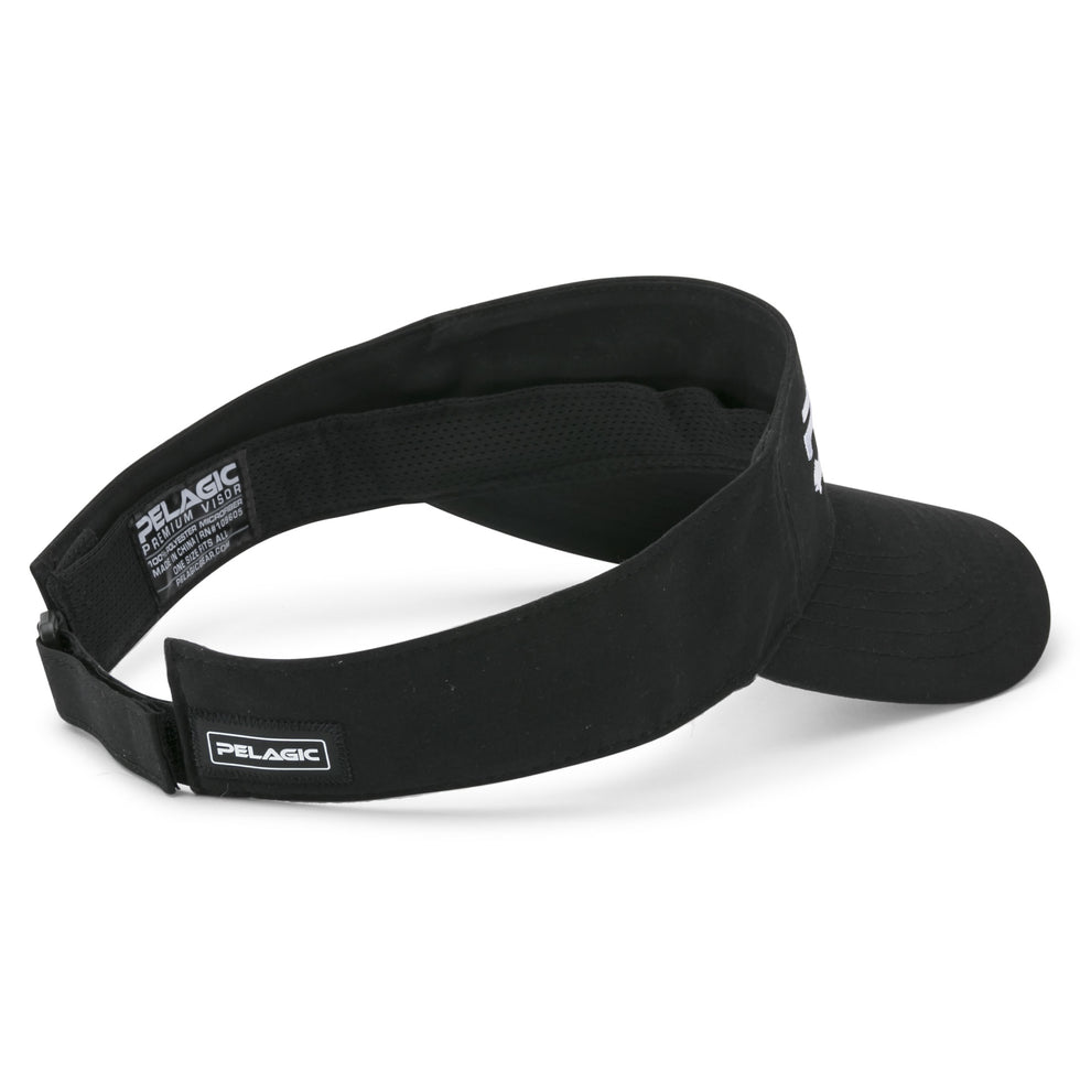 Pelagic Slam Performance Visor Black - Dogfish Tackle & Marine