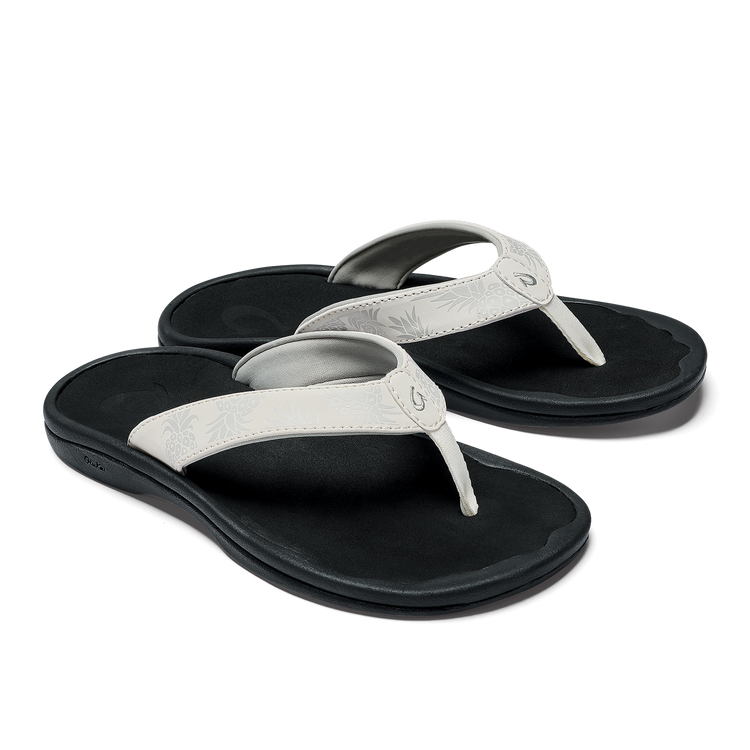 Olukai Women's Ohana Bright White/Hua Sandals - Dogfish Tackle & Marine