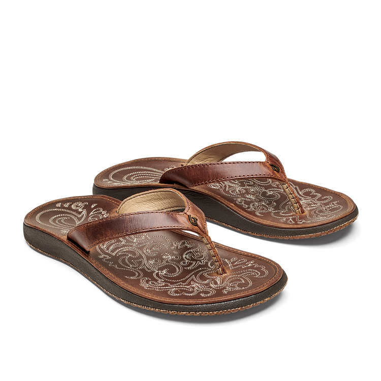 Olukai Women's Paniolo Natural Sandals - Dogfish Tackle & Marine