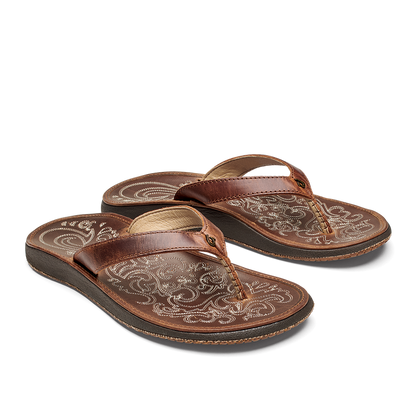 Olukai Women's Paniolo Natural Sandals - Dogfish Tackle & Marine