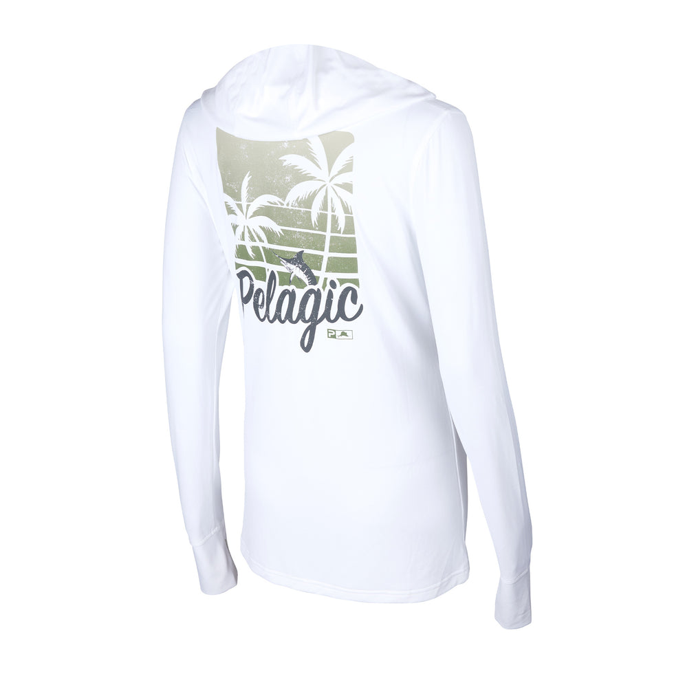 Pelagic Ws Aquatek Island Time Ws Hooded Fishing Shirt - Dogfish Tackle & Marine