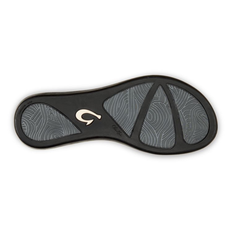 Olukai Ho'opio Women's Sandals Onyx/Onyx - Dogfish Tackle & Marine