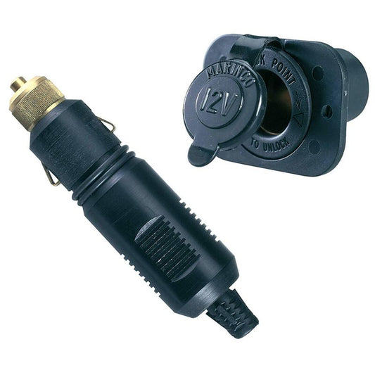 Marinco Sealink Deluxe 12V Receptacle And Plug - Dogfish Tackle & Marine