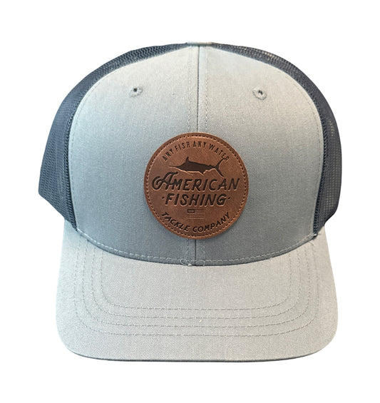 Aftco Lemonade Leather Trucker Hat - Dogfish Tackle & Marine