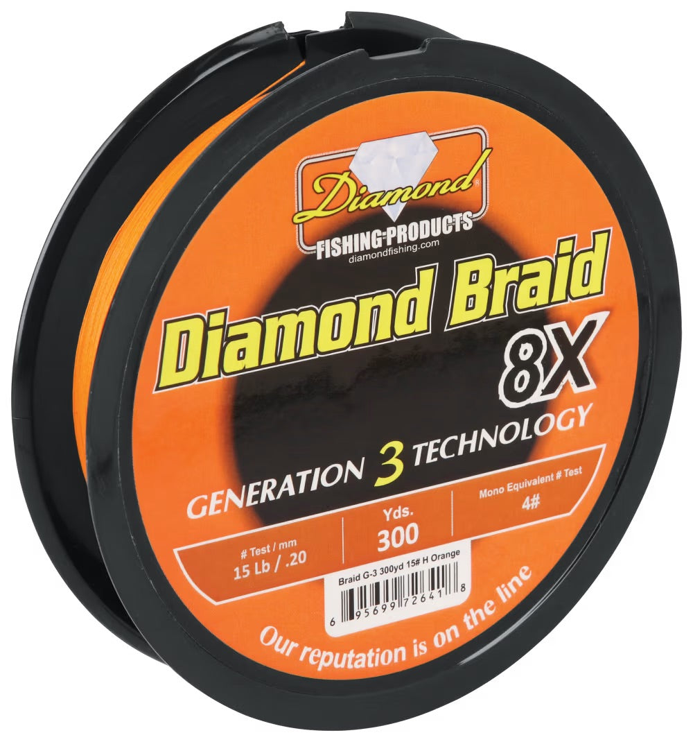 Diamond 8X Generation 3 Braid 300YD - Dogfish Tackle & Marine