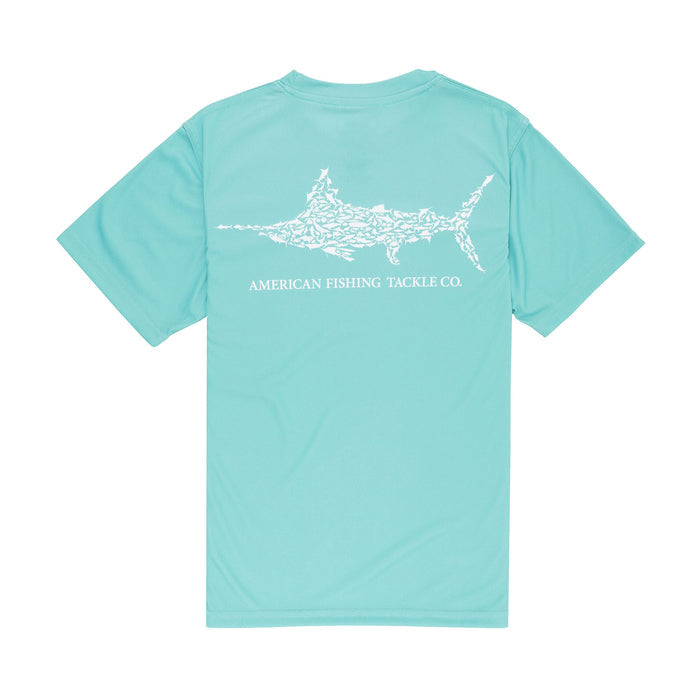 Aftco Kids Jigfish Jig Fishing Short Sleeve Shirt - Dogfish Tackle & Marine