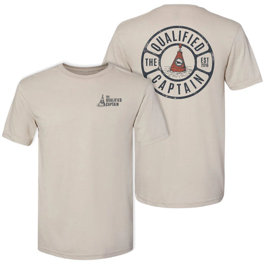 The Qualified Captain Buoy Tee - Dogfish Tackle & Marine