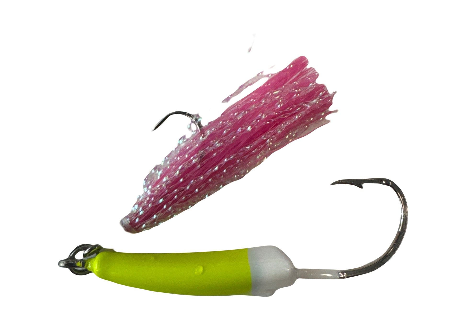 Eupro Pompano Jig w/ Standard steel split ring & teaser - Dogfish Tackle & Marine