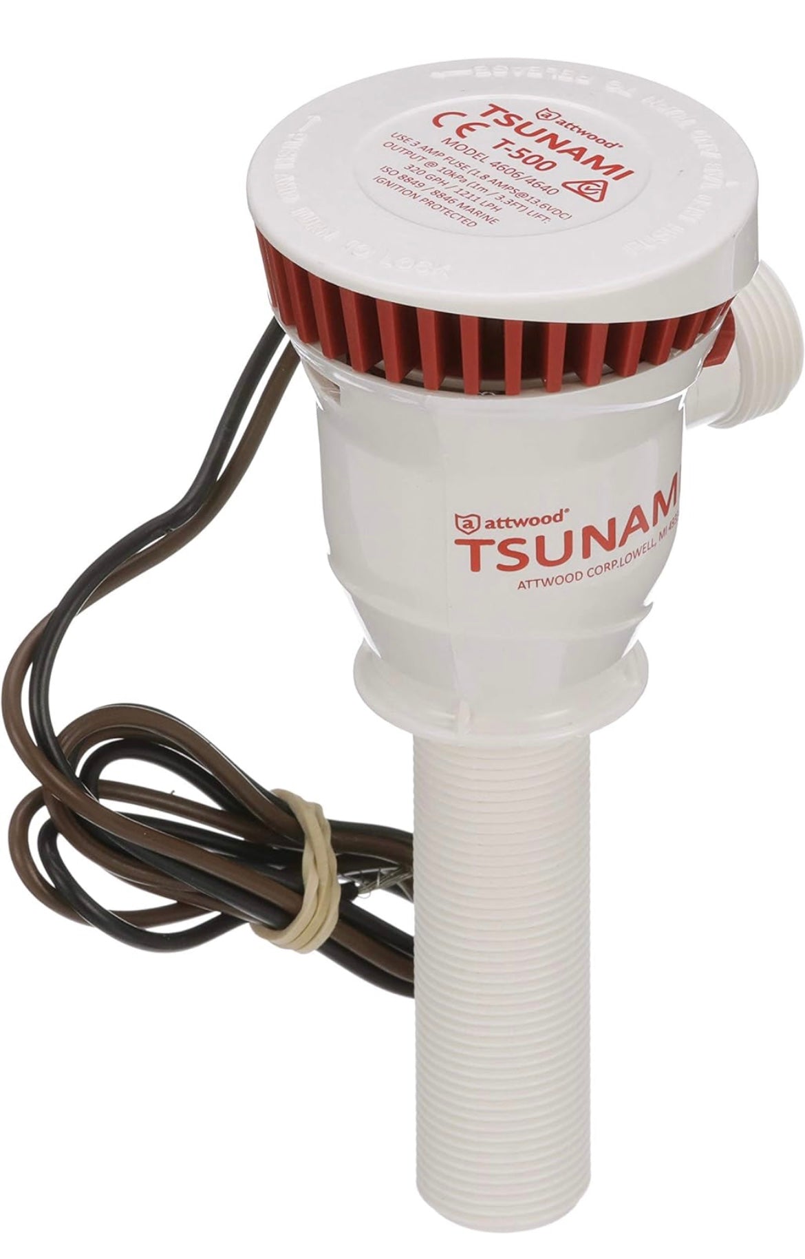 Attwood Tsunami 500 GPH Cartridge Aerator Pump - Dogfish Tackle & Marine