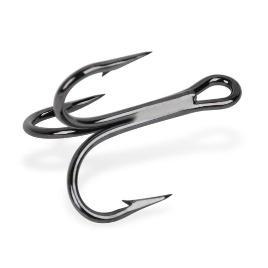 Mustad 3599C-BN 4x strong kingfish treble hook. - Dogfish Tackle & Marine