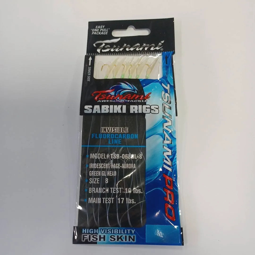 Tsunami pro Fluorocarbon tsb series sabiki - Dogfish Tackle & Marine