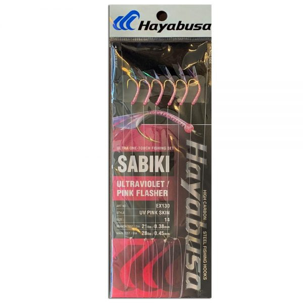 Hayabusa EX130 size 16 ultraviolet pink flasher - Dogfish Tackle & Marine