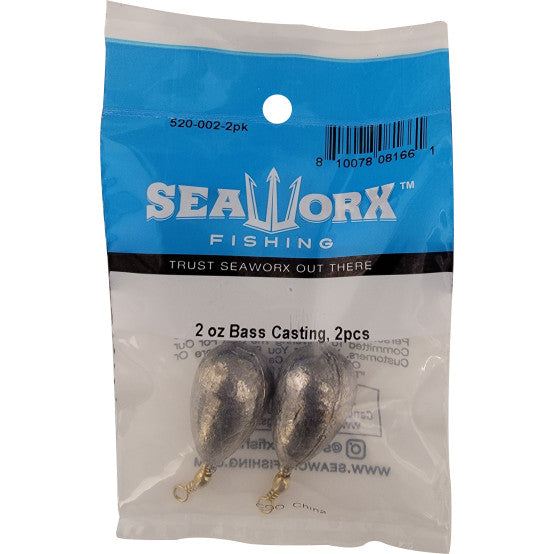 SeaWorx Packaged Bass Casting Lead