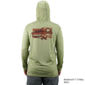 Aftco Red Sunset UVX Long Sleeve Sun Protection Fishing Hoodie - Dogfish Tackle & Marine