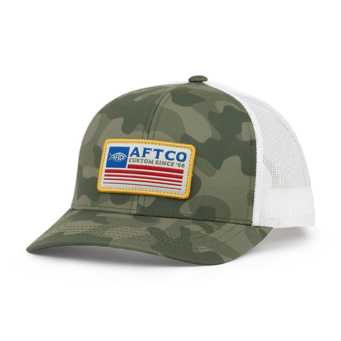 Aftco Crossbar Camo Fishing Hat - Dogfish Tackle & Marine