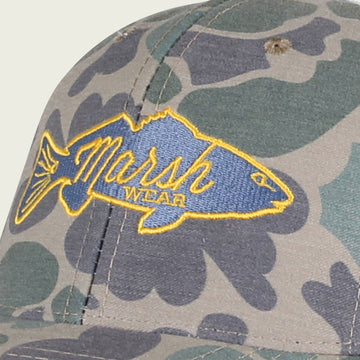 Marsh Wear Retro Redfish Trucker Hat - Dogfish Tackle & Marine