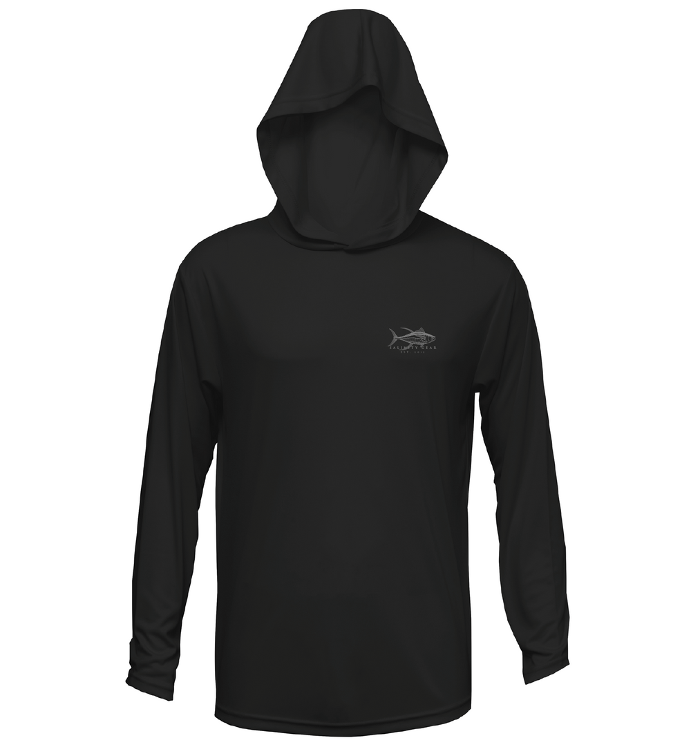 Salinity Tuna Performance Hoodie Black - Dogfish Tackle & Marine