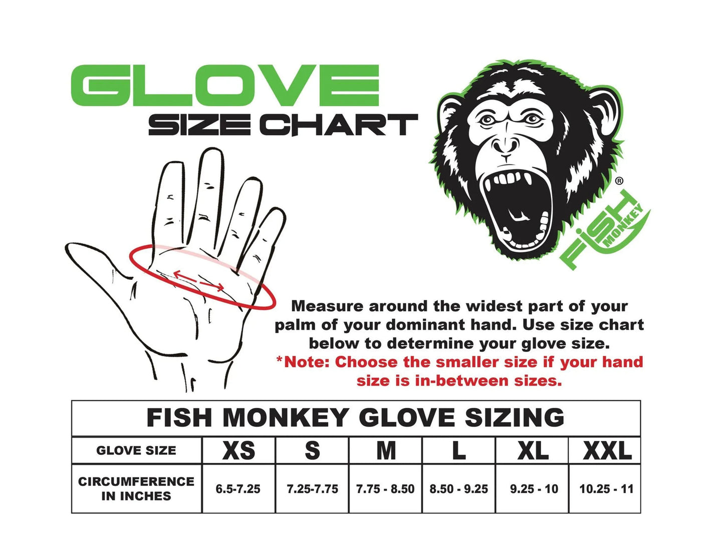 Fish Monkey Free Style Fishing Gloves