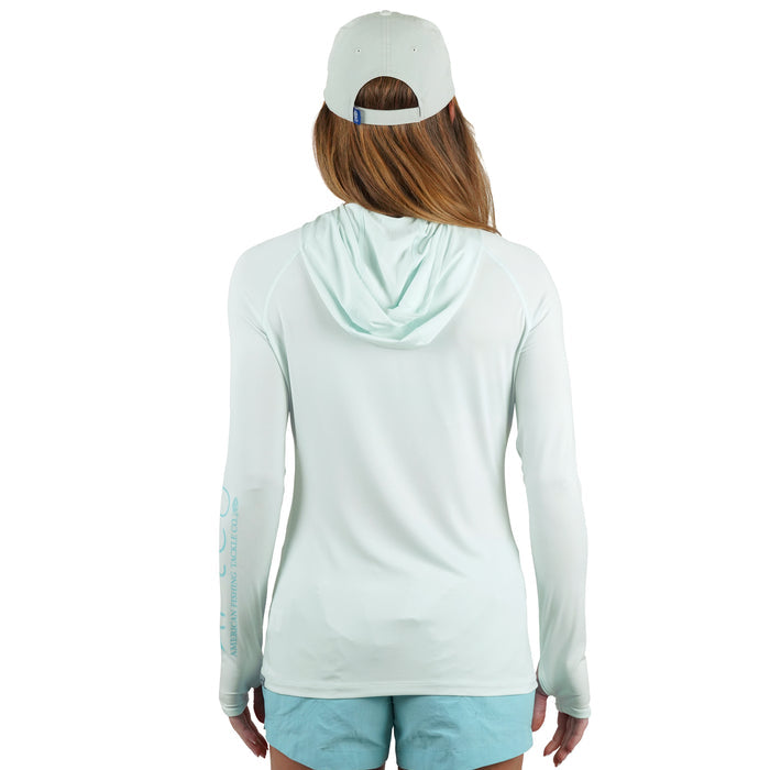 Aftco Women's Samurai Long Sleeve Sun Protection Hoodie T-Shirt - Dogfish Tackle & Marine