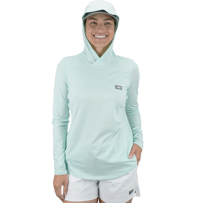 Aftco Women's Air O Mesh Hooded Fishing Shirt - Dogfish Tackle & Marine