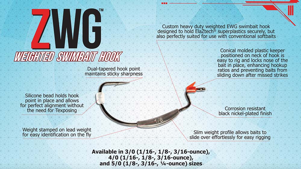 Z-man ZWG Weighted Swimbait Hook - Dogfish Tackle & Marine