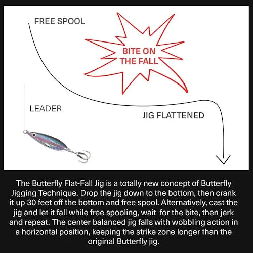 Shimano Butterfly Flat Fall Jig - Dogfish Tackle & Marine