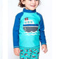 Vaenait Baby Ocean Boat Long Sleeve Swimsuit Set - Dogfish Tackle & Marine