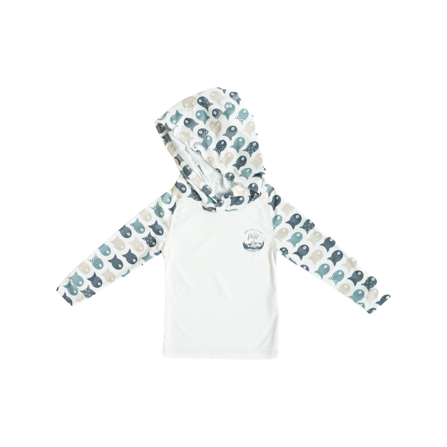 Keep The Littles Wild UV Hooded Sun Shirt - Dogfish Tackle & Marine