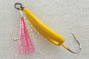 Eupro Pompano Jig w/ Standard steel split ring & teaser - Dogfish Tackle & Marine