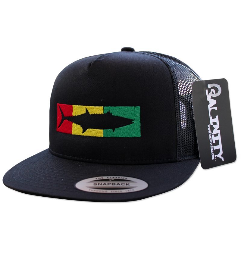 Salinity Rasta Kingfish Trucker Hat