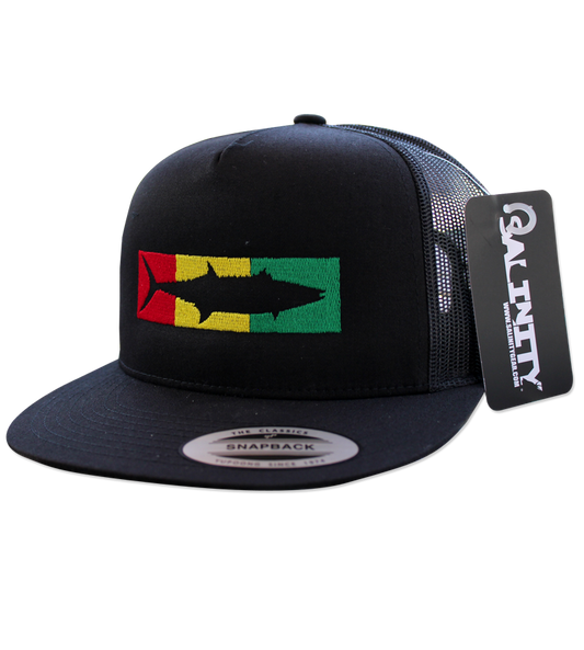 Salinity Rasta Kingfish Trucker Hat