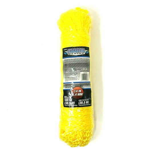 Shoreline Marine 1/4Inch 100Ft Polypropylene All Purpose Rope - Dogfish Tackle & Marine