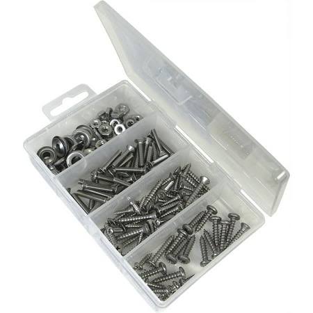 Shoreline Stainless Steel Marine Fastener Kit 168 Piece - Dogfish Tackle & Marine