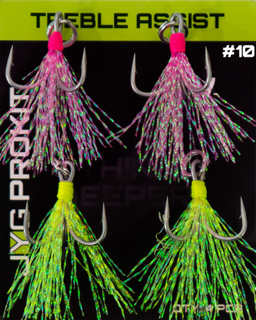 JYG Treble Assit Hooks - Dogfish Tackle & Marine