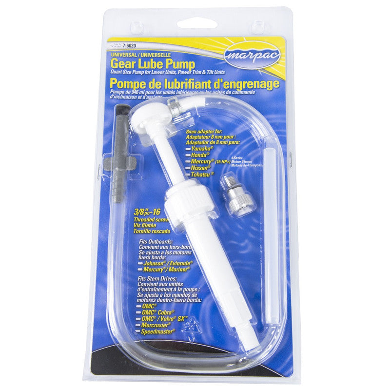 Marpac Gear Lube Pump  7-6020 - Dogfish Tackle & Marine