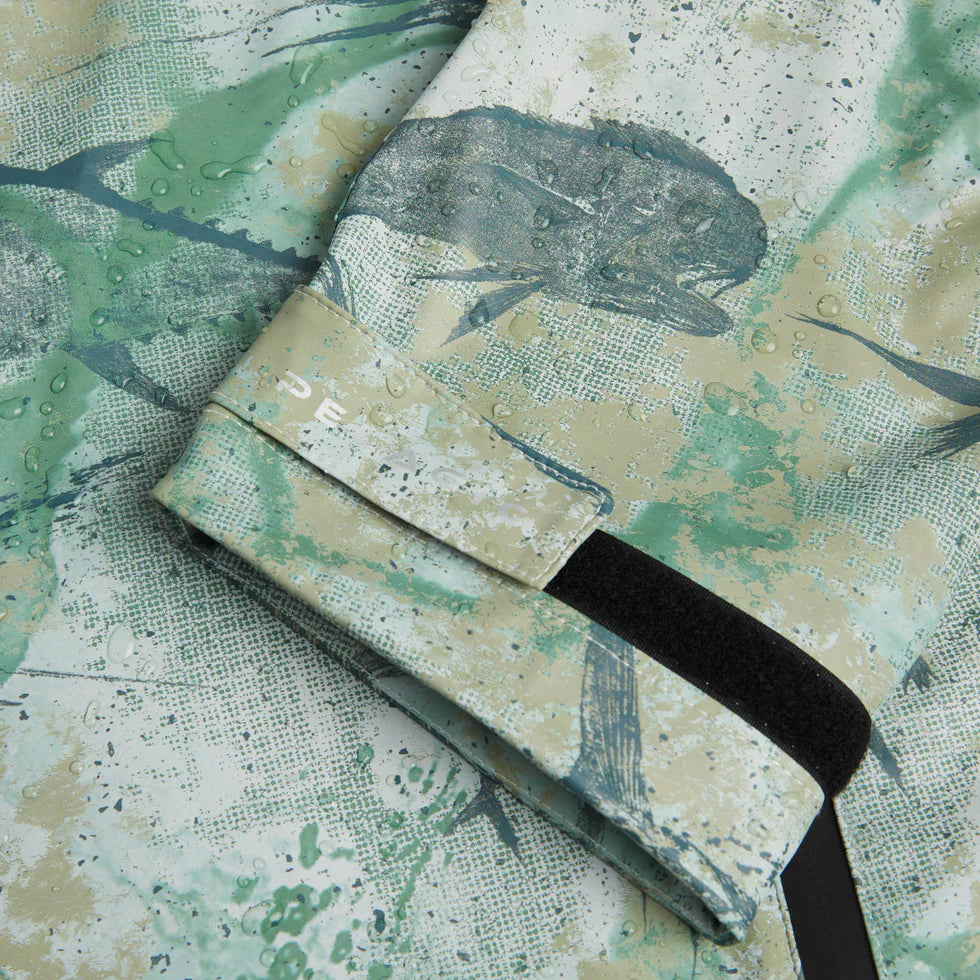 Chubasco Rain Jacket Green Camo - Dogfish Tackle & Marine