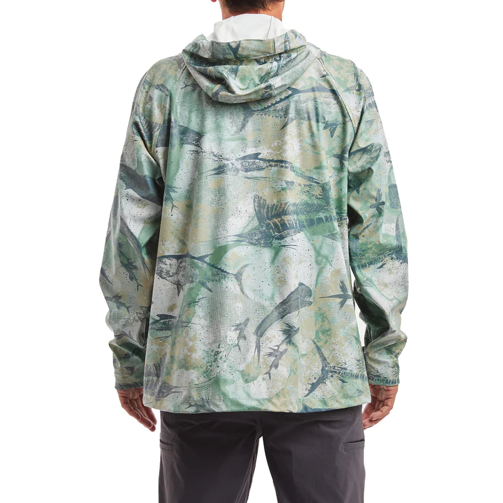 Chubasco Rain Jacket Green Camo - Dogfish Tackle & Marine