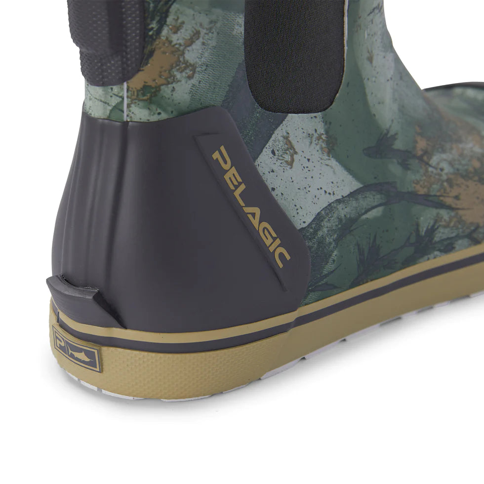 Pelagic Pursuit 6" Fishing Boots Green Camo - Dogfish Tackle & Marine