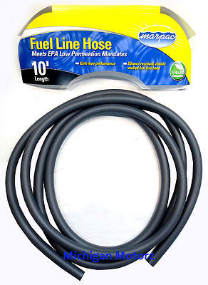 MarPac 3/8" Marine Fuel Line Hose - 10' Length, Grey - Dogfish Tackle & Marine