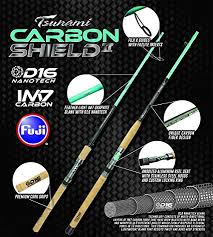 Tsunami Carbon Shield II Spinning Rods - Dogfish Tackle & Marine