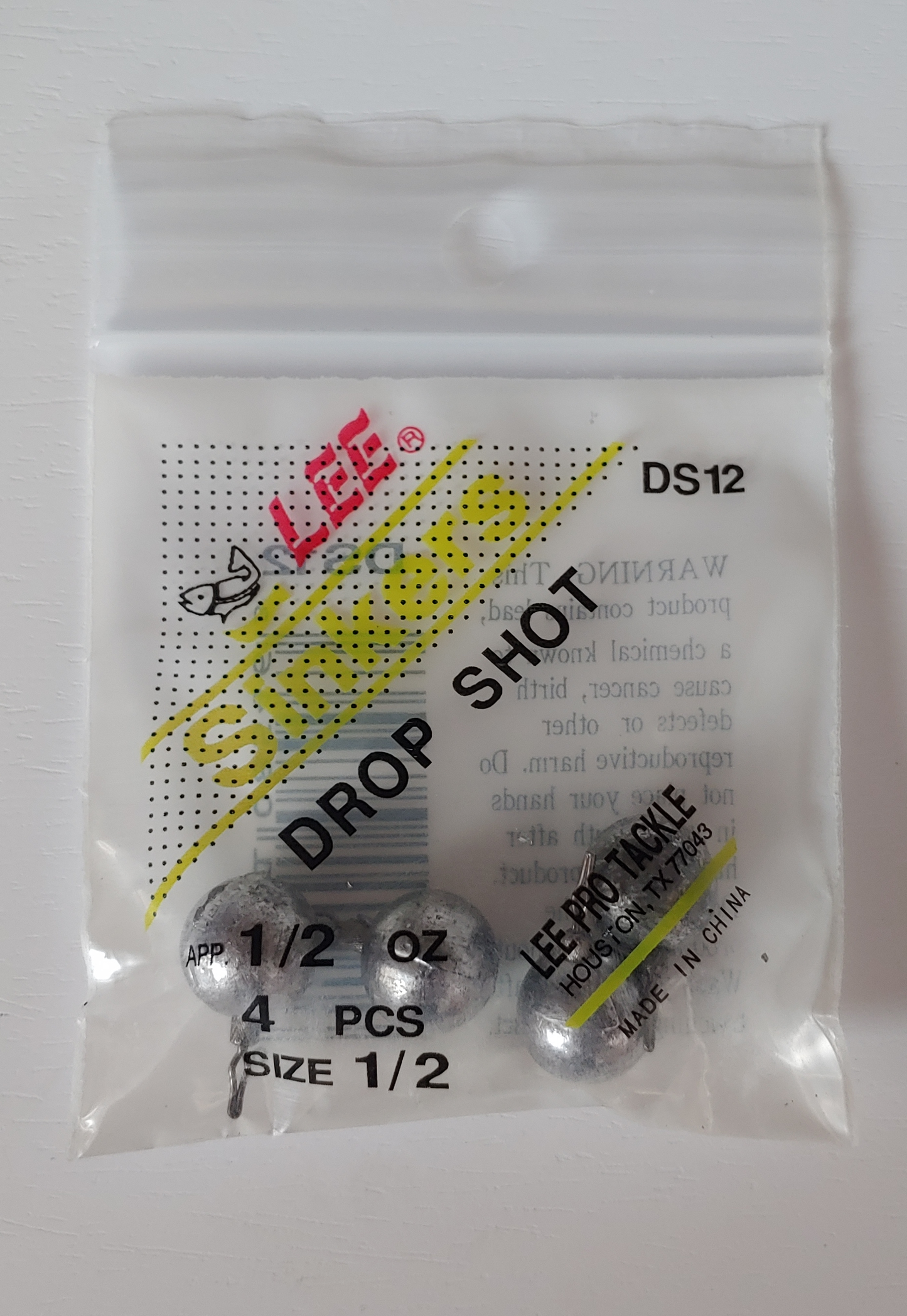 Lee Sinkers Drop Shot Weights - Dogfish Tackle & Marine